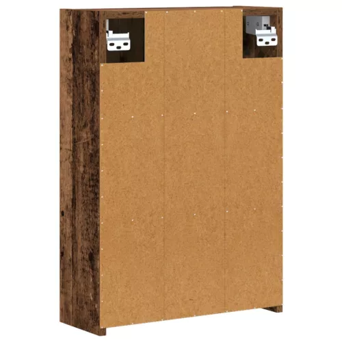  Fürdőszobai tükörszekrény Öreg fa 43 x 16 x 62.5 cm Faanyag