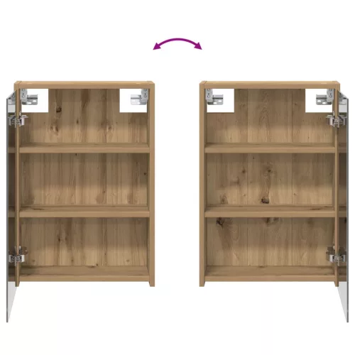  Fürdőszobai tükörszekrény Művészi tölgy 43 x 16 x 62.5 cm