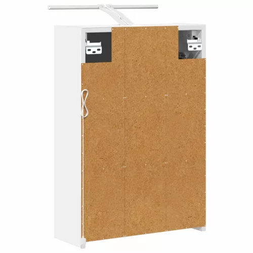  Fürdőszobai tükörszekrény Fehér 43 x 16 x 62.5 cm Faanyag