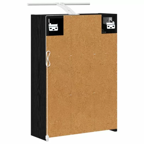  Fürdőszobai tükörszekrény Fekete tölgy 43 x 16 x 62.5 cm