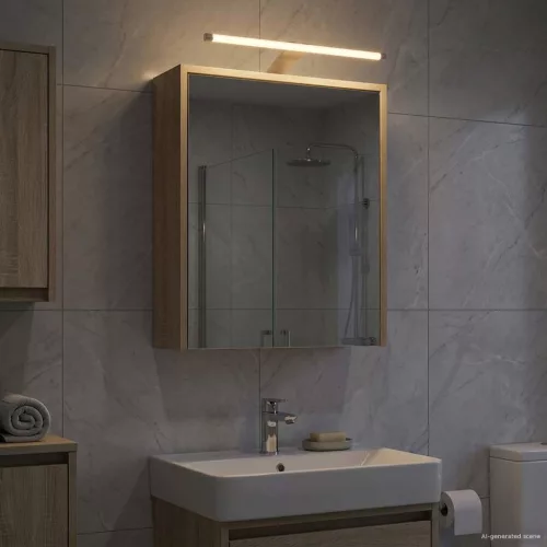  Fürdőszobai tükörszekrény Sonoma tölgy 43 x 16 x 62.5 cm