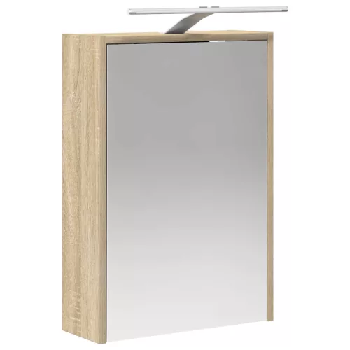  Fürdőszobai tükörszekrény Sonoma tölgy 43 x 16 x 62.5 cm