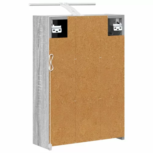  Fürdőszobai tükörszekrény Szürke Sonoma 43 x 16 x 62.5 cm