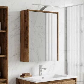    Fürdőszobai tükörszekrény Öreg fa 43 x 16 x 62.5 cm Faanyag