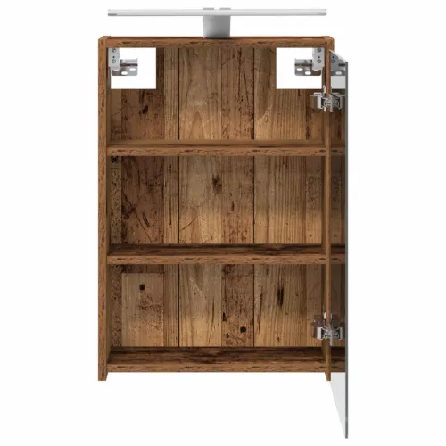  Fürdőszobai tükörszekrény Öreg fa 43 x 16 x 62.5 cm Faanyag