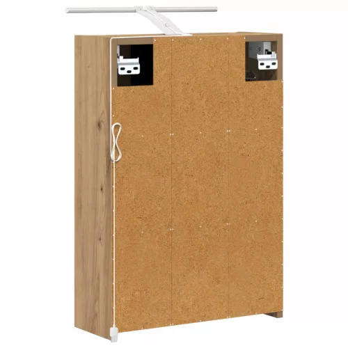  Fürdőszobai tükörszekrény Művészi tölgy 43 x 16 x 62.5 cm