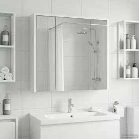    Fürdőszobai tükörszekrény Fehér 63,5 x 16 x 62,5 cm Faanyag