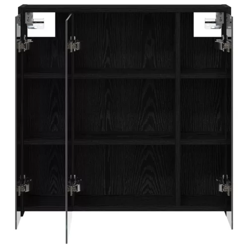  Fürdőszobai tükörszekrény Fekete tölgy 63,5 x 16 x 62,5 cm