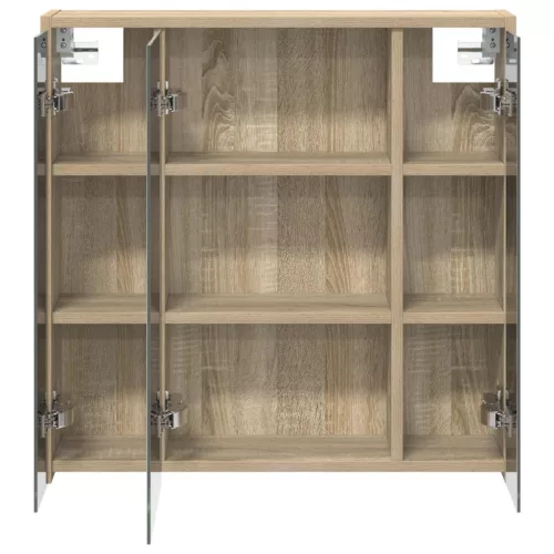  Fürdőszobai tükörszekrény Sonoma tölgy 63,5 x 16 x 62,5 cm