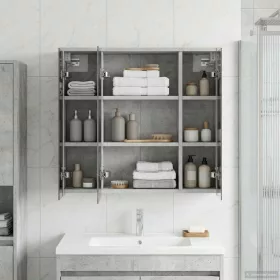    Fürdőszobai tükörszekrény Beton Szürke 63,5 x 16 x 62,5 cm