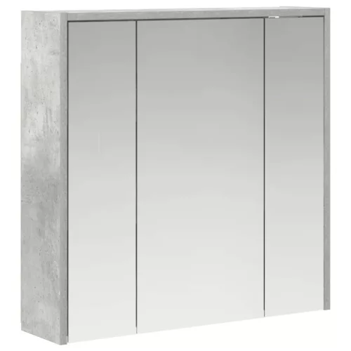  Fürdőszobai tükörszekrény Beton Szürke 63,5 x 16 x 62,5 cm