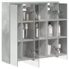  Fürdőszobai tükörszekrény Beton Szürke 63,5 x 16 x 62,5 cm
