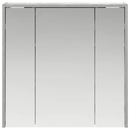  Fürdőszobai tükörszekrény Beton Szürke 63,5 x 16 x 62,5 cm