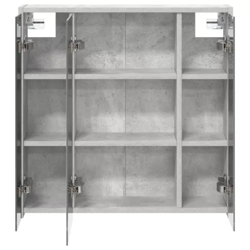  Fürdőszobai tükörszekrény Beton Szürke 63,5 x 16 x 62,5 cm