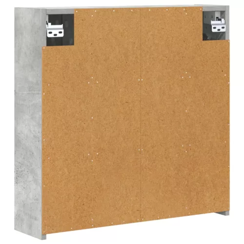  Fürdőszobai tükörszekrény Beton Szürke 63,5 x 16 x 62,5 cm