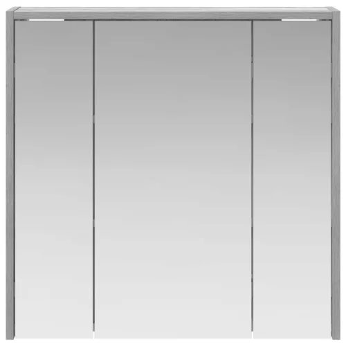  Fürdőszobai tükörszekrény Szürke Sonoma 63,5 x 16 x 62,5 cm