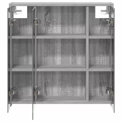  Fürdőszobai tükörszekrény Szürke Sonoma 63,5 x 16 x 62,5 cm