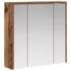  Fürdőszobai tükörszekrény Öreg fa 63,5 x 16 x 62,5 cm Faanyag