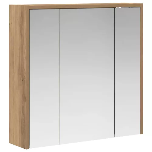  Fürdőszobai tükörszekrény Művészi tölgy 63,5 x 16 x 62,5 cm