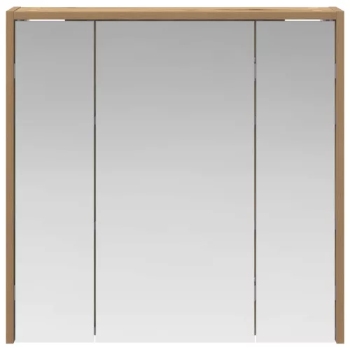  Fürdőszobai tükörszekrény Művészi tölgy 63,5 x 16 x 62,5 cm