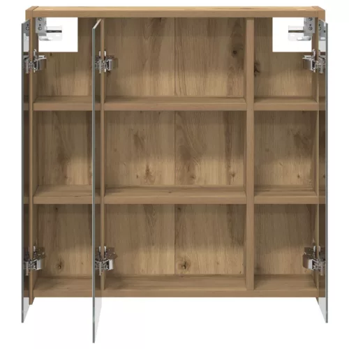  Fürdőszobai tükörszekrény Művészi tölgy 63,5 x 16 x 62,5 cm