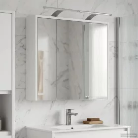    Fürdőszobai tükörszekrény Fehér 63,5 x 16 x 62,5 cm Faanyag