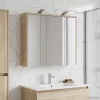  Fürdőszobai tükörszekrény Sonoma tölgy 63,5 x 16 x 62,5 cm