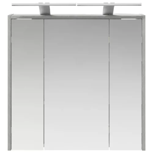  Fürdőszobai tükörszekrény Beton Szürke 63,5 x 16 x 62,5 cm