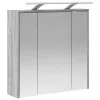 Fürdőszobai tükörszekrény Szürke Sonoma 63,5 x 16 x 62,5 cm