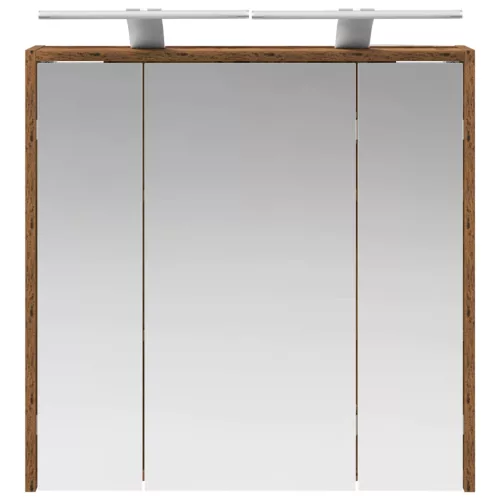  Fürdőszobai tükörszekrény Öreg fa 63,5 x 16 x 62,5 cm Faanyag