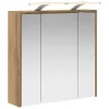  Fürdőszobai tükörszekrény Művészi tölgy 63,5 x 16 x 62,5 cm