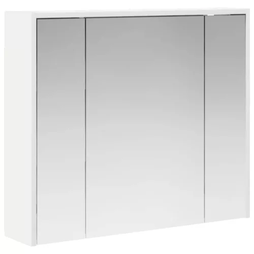  Fürdőszobai tükörszekrény Fehér 73,5 x 16 x 62,5 cm Faanyag