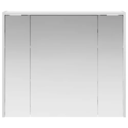  Fürdőszobai tükörszekrény Fehér 73,5 x 16 x 62,5 cm Faanyag