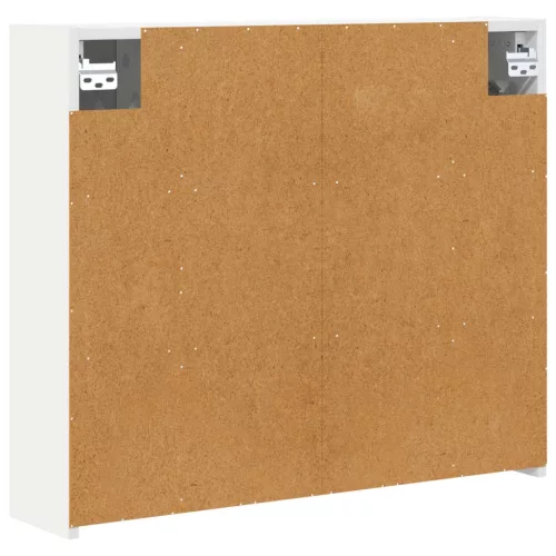  Fürdőszobai tükörszekrény Fehér 73,5 x 16 x 62,5 cm Faanyag