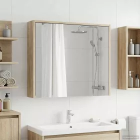    Fürdőszobai tükörszekrény Sonoma tölgy 73,5 x 16 x 62,5 cm