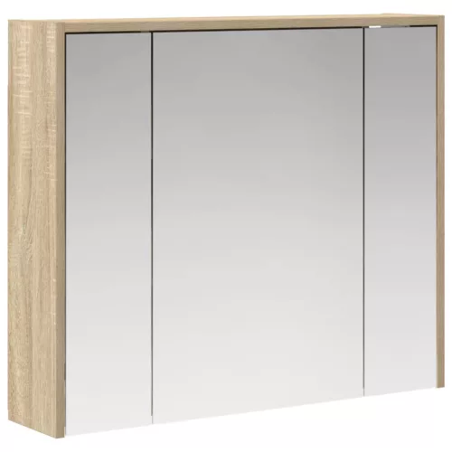  Fürdőszobai tükörszekrény Sonoma tölgy 73,5 x 16 x 62,5 cm