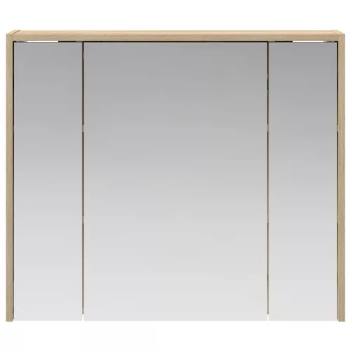  Fürdőszobai tükörszekrény Sonoma tölgy 73,5 x 16 x 62,5 cm