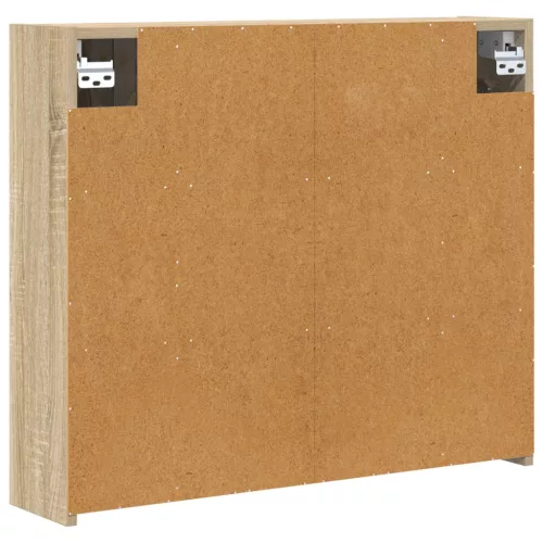  Fürdőszobai tükörszekrény Sonoma tölgy 73,5 x 16 x 62,5 cm