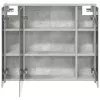  Fürdőszobai tükörszekrény Beton Szürke 73,5 x 16 x 62,5 cm