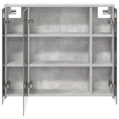  Fürdőszobai tükörszekrény Beton Szürke 73,5 x 16 x 62,5 cm