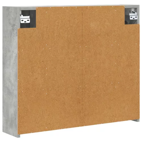  Fürdőszobai tükörszekrény Beton Szürke 73,5 x 16 x 62,5 cm