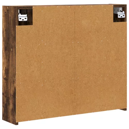  Fürdőszobai tükörszekrény Füstölt tölgy 73,5 x 16 x 62,5 cm