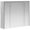  Fürdőszobai tükörszekrény Szürke Sonoma 73,5 x 16 x 62,5 cm
