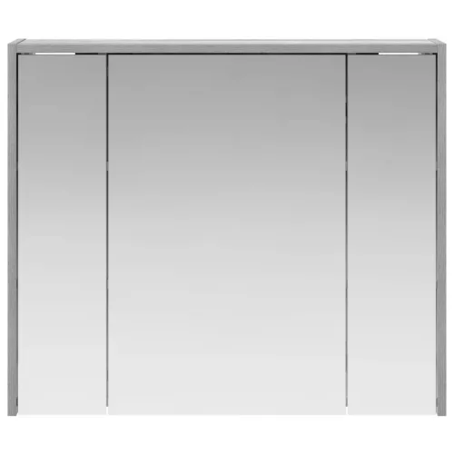  Fürdőszobai tükörszekrény Szürke Sonoma 73,5 x 16 x 62,5 cm