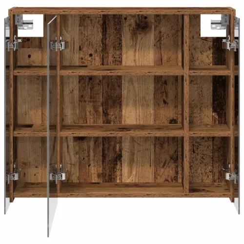  Fürdőszobai tükörszekrény Öreg fa 73,5 x 16 x 62,5 cm Faanyag