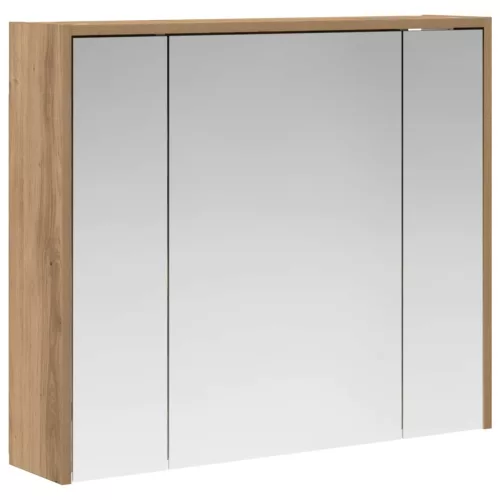  Fürdőszobai tükörszekrény Művészi tölgy 73,5 x 16 x 62,5 cm