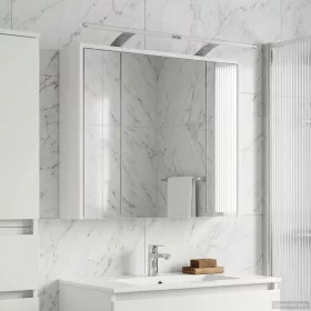    Fürdőszobai tükörszekrény Fehér 73,5 x 16 x 62,5 cm Faanyag