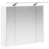  Fürdőszobai tükörszekrény Fehér 73,5 x 16 x 62,5 cm Faanyag
