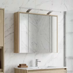    Fürdőszobai tükörszekrény Sonoma tölgy 73,5 x 16 x 62,5 cm