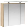  Fürdőszobai tükörszekrény Sonoma tölgy 73,5 x 16 x 62,5 cm